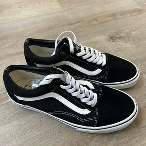 Vans Classic Black and White Sneakers